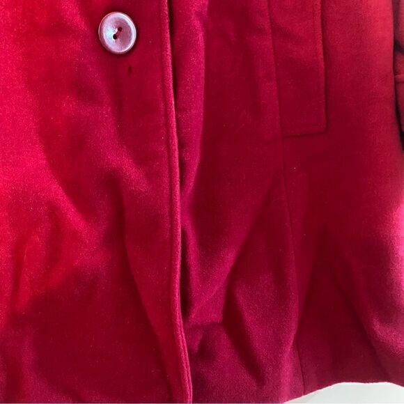 Chadwicks pink wool pea coat size 4 - Picture 5 of 6